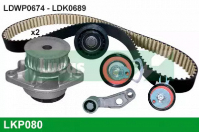 LUCAS ENGINE DRIVE lkp080 -  Водяной насос + комплект зубчатого ремня